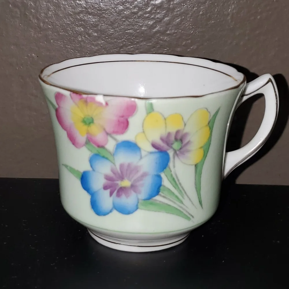 Vintage Foley Bone China Floral Tea Cup